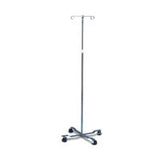 Intravenous Stand, Deluxe, Four Hook, with Handle