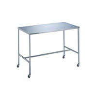 Sawyer Instrument Table, with H-Brace, H34"