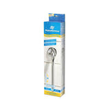 Drive Medical 785-102 AquaSense Grab Bar, Knurled Grip, Chrome Finish, L16"