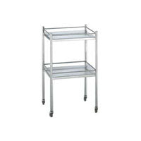 Blickman Inc 7852-SS Allen Utility Cart, Two Shelf, W20" x H34" Depth 16"