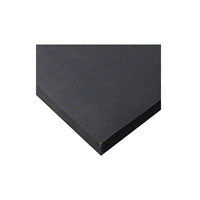 Anti-Fatigue Floor Mat, Cushioned, W3' x L5' Black