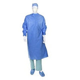 Cardinal Health AAMI Level 3 Non-Reinforced SMS Surgical Gown with Set-In Sleeve, Blue, 4X-Large