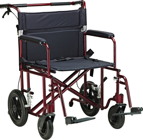 Drive Medical atc22-r Bariatric Heavy Duty Transport Wheelchair - Owl Medical Supplies