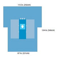 Hip Drape with Pouches, Sterile, A29439