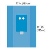 Cardinal Health A29459 Femoral Angiography Drape, with Catheter Pouch, A29459