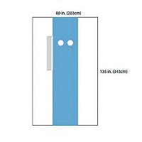 Femoral Angiography Drape with Single Pouch, A29525
