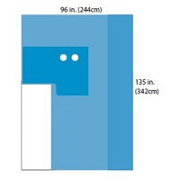 Cardinal Health A29556 Femoral Angiography Drape with Expanded Reinforcement, A29556