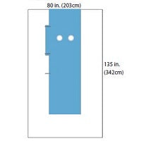 Femoral Angiography Drape with Trough, A29560