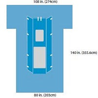 Cardinal Health A9162 Cardinal Health Cardiovascular Incise Drape - A9152