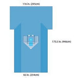 Cardinal Health A9423 Arthroscopy Drape with Armboard Covers, Sterile, A9423