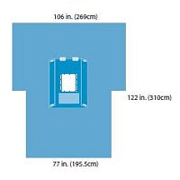 Cardinal Health Laparoscopic Cholecystectomy Drape with Pouches - A9428
