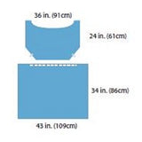 Cardinal Health A9556 Cardinal Health Head/Bar Drape - A9556