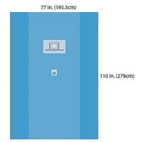 Cardinal Health A9562 Ophthalmic Drape with Pouch, Sterile, A9562