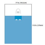 Cardinal Health A9565 Cardinal Health Eye Drape with Pouch - A9565