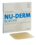 Acelity (Systagenix) HCB106 Nu-Derm Border Hydrocolloid Wound Dressing 15cm x 15cm (6" x 6") - Owl Medical Supplies