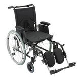 Drive Medical ak516ada-aelr Cougar Ultra Lightweight Rehab Wheelchair, Elevating Leg Rests, 16" Seat - Owl Medical Supplies