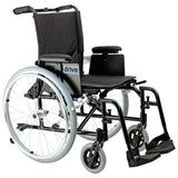 Drive Medical ak516ada-asf Cougar Ultra Lightweight Rehab Wheelchair, Swing away Footrests, 16" Seat - Owl Medical Supplies