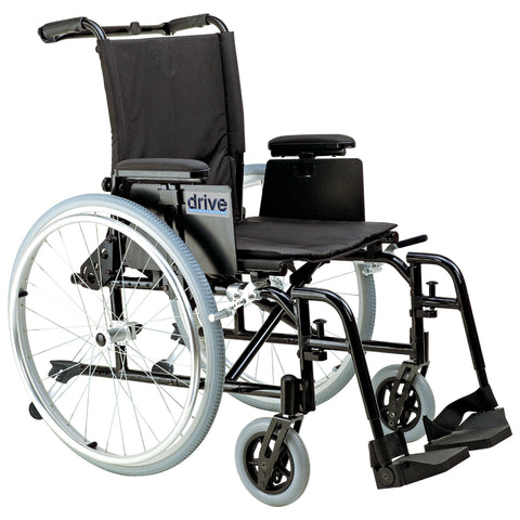 Drive Medical ak518ada-asf Cougar Ultra Lightweight Rehab Wheelchair, Swing away Footrests, 18" Seat - Owl Medical Supplies