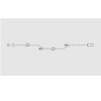 CareFusion AL37262E SmartSite Extension Set, 2 Pinch Clamps, 2 SmartSite Needle-Free Valves 7", 32" from Fixed Male Luer Lock