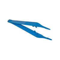 Dressing Forcep, Plastic, L5" Blue