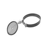 Head Mirror, with rubber rim and 1/2" Hole, OD 3-1/2"