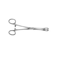 FOERSTER Sponge Forcep, Straight, Serrated, L9-1/2"
