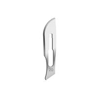 Almedic Ltd. ALMA6-128 Scalpel Blade, Stainless Steel, Sterile