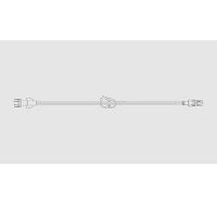 CareFusion ALME5301 Extension Set Pressure Rated Purple Striped Pinch Clamp(s) Spin Male Luer Lock