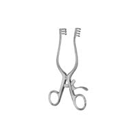 Almedic Ltd. ALMM19-0400 Magna Weitlaner Surgical Retractor, 3 x 4 Teeth, L5"