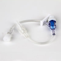CareFusion ALMX9060 Extension Set, Standardbore Tubing, Side Clamp with 1 NAC-y Needle-free Valve