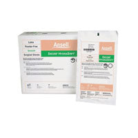 Ansell AN2018665 ENCORE Surgical Glove, Polyurethane Donning Coating, L280mm, White