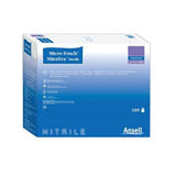 Ansell AN6034154 Micro-Touch Nitra-Tex Examination Glove, XL, Blue