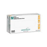 Ansell AN6034312 Micro-Touch Micro-Thin Examination Glove, Nitrile, Medium, Blue