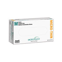 Micro-Touch Medical Examination Glove, Micro-Thin, Large, Blue