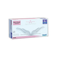 Ansell AN6034511 Micro-Touch NitraFree Examination Glove, Nitrile, Pink