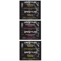 LIFESTYLES Latex Condoms, Assorted Flavors
