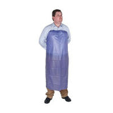 Protective Apron, Vinyl, W35" x L45" Blue