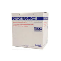 Dispos-A-Glove Examination Glove, Synthetic Ethylene Vinyl Acetate, Clear