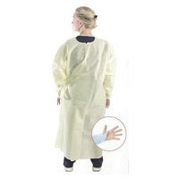 Cardinal Health AT6588-BD Cardinal Health SMS Elastic Cuff Thumbhook Level 3 Isolation Gown, Full-Back