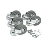 Swivel Caster, Non-Marking, OD 3" Gray