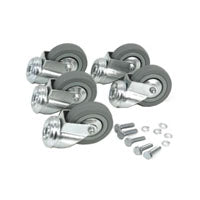 Swivel Caster, Non-Marking, OD 3" Gray