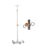 MedPro Drainage Bag Hook, Chromed Steel, with Orange Plastic Knob