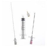 ESPOCAN 18 Ga. x 3½ in. Tuohy with backeye lumen and PENCAN 27 Ga. x 5½ in. Pencil-Point Spinal Needle
