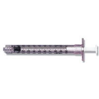 BD BD309629 Luer-Lok U-100 Insulin graduations Syringe, 1mL
