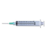 BD BD309644 General use Syringe with PrecisionGlide Detachable Needle, Luer-Lok Tip, 10mL, 20GA, 10CC