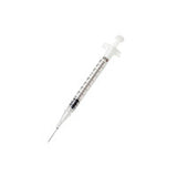 Preset Arterial Blood Gas Syringe, Luer-Lok Tip, with L1" OD 23GA Preattached Eclipse Needle, 3mL