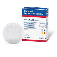 BSN Medical BSN7323801 Cutimed Sorbion Sana Multi Star Dressing