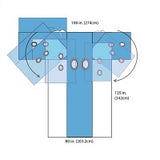 Cardinal Health Sterile Moveable Multi-access IR Surgical Drape, 80 x 108 x 135IN