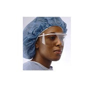 Cardinal Health  CAHEYEWEAR Pre-assembled Protective Eyewear Frame and Lens, Assorted Colours