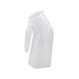 Male Urinal, with Cover, Clear